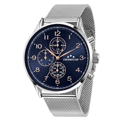 CHRONOSTAR Dandy Silver Metallic Chronograph R3753300003