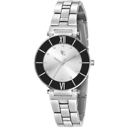 B&G Nuit Crystals Silver Metallic Bracelet R3853282505