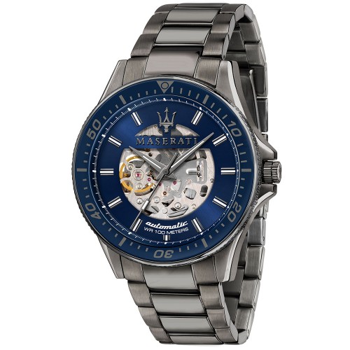 MASERATI Sfida Automatic Grey Stainless Steel Bracelet R8823140001