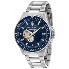 MASERATI Sfida Automatic BoxSet Silver Stainless Steel Bracelet R8823140007