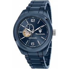 MASERATI Traguardo Automatic Blue Stainless Steel Bracelet R8823150002