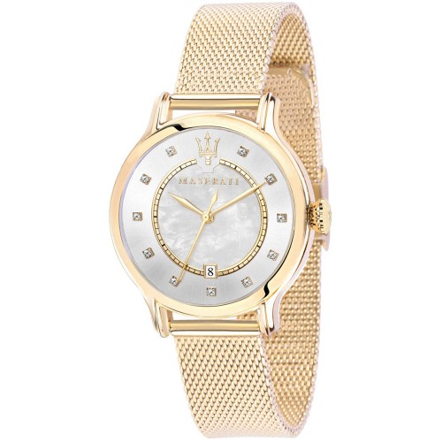 MASERATI Epoca Crystals Gold Stainless Steel Bracelet R8853118512