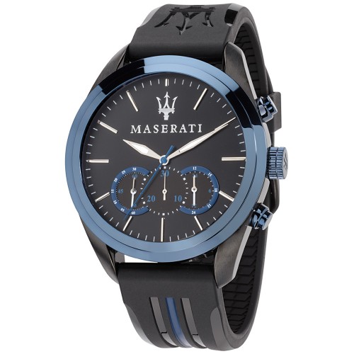 MASERATI Traguardo Black Rubber Chronograph R8871612006