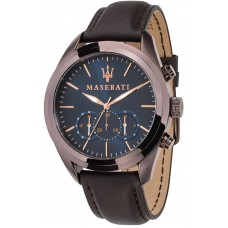 MASERATI Traguardo Brown Leather Chronograph R8871612008