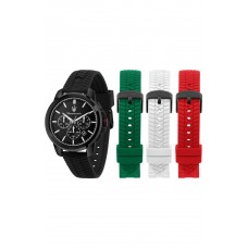 MASERATI Successo Special Edition BoxSet Black Rubber Chronograph R8871648005