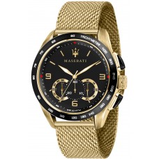 MASERATI Traguardo Gold Stainless Steel Chronograph R8873612010