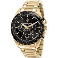 MASERATI Traguardo Gold Stainless Steel Chronograph R8873612041