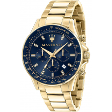 MASERATI Sfida Gold Stainless Steel Chronograph R8873640008