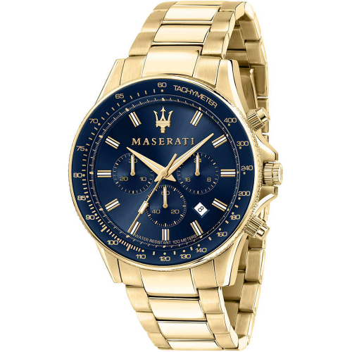 MASERATI Sfida Gold Stainless Steel Chronograph R8873640008