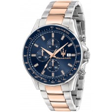 MASERATI Sfida Two Tone Stainless Steel Chronograph R8873640012