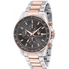 MASERATI Sfida Two Tone Stainless Steel Chronograph R8873640014