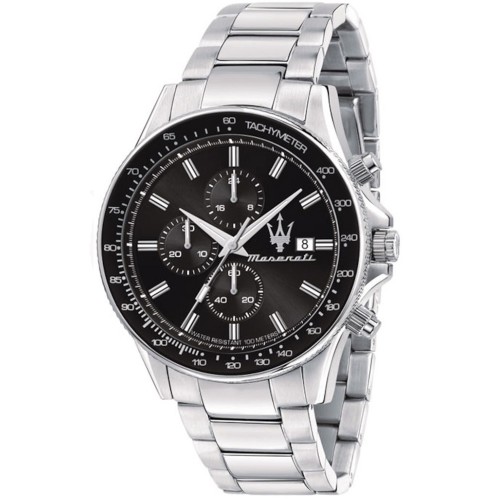 MASERATI Sfida Silver Stainless Steel Chronograph R8873640015