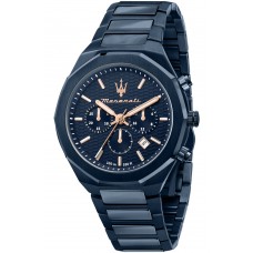 MASERATI Stile Blue Stainless Steel Chronograph R8873642008