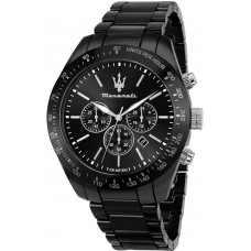 MASERATI Traguardo Black Stainless Steel Chronograph R8873650001
