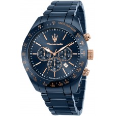MASERATI Traguardo Blue Stainless Steel Chronograph R8873650002