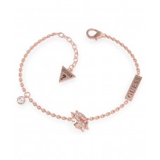 GUESS Βραχιόλι από ροζ επιχρυσωμένο ανοξείδωτο ατσάλι UBB79076