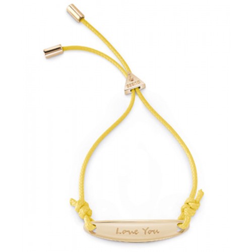 GUESS Βραχιόλι από επιχρυσωμένο ορείχαλκο UBB85037