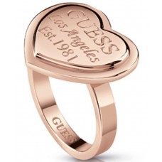GUESS Δαχτυλίδι από ροζ επιχρυσωμένο ορείχαλκο UBR28008