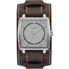 GUESS Brown Leather Strap W1036G2