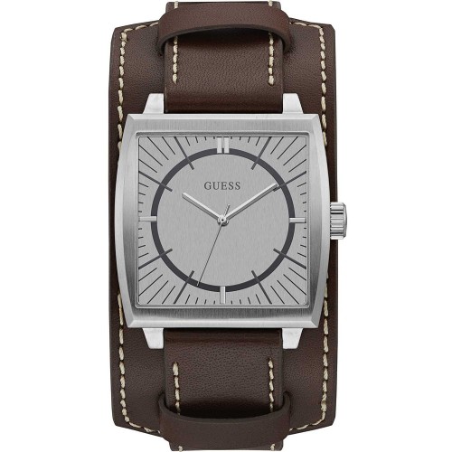 GUESS Brown Leather Strap W1036G2