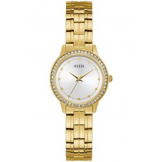 GUESS Crystals Gold Stainless Steel Bracelet W1209L2