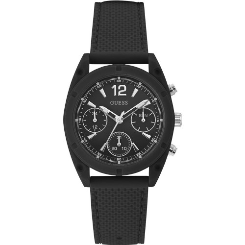 GUESS Black Rubber Chronograph W1296L2