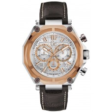 GUESS Collection Brown Leather Chronograph X10001G1S