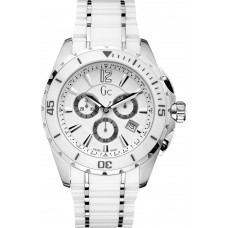 GUESS Collection White Ceramic Chronograph X76001G1S