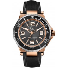 GUESS Collection GC-3 Black Leather Strap X79002G2S