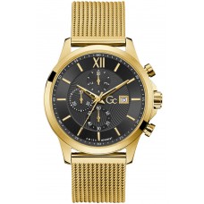 GUESS Collection Executive Gold Stainless Steel Chronograph Y27008G2MF