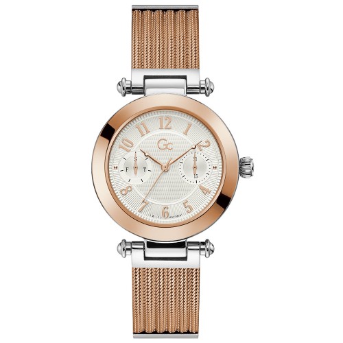 GUESS Collection Multifunction Rose Gold Stainless Steel Bracelet Y48002L1MF