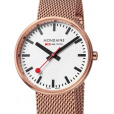 Mondaine A763.30362.22SBM SBB Mini-Giant ladies rosé 35mm 3ATM