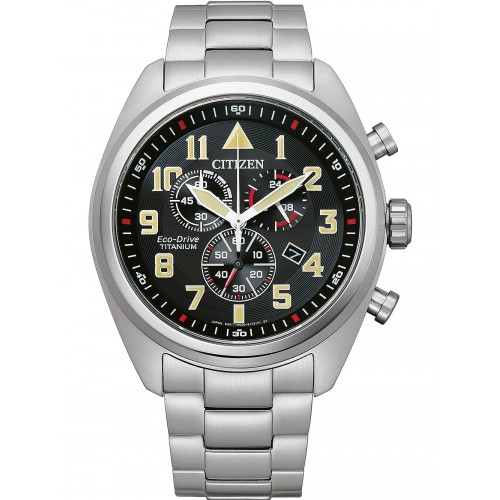 Citizen AT2480-81E Eco-Drive Super-Titanium chronograph 43mm 10ATM