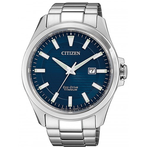 Citizen BM7470-84L Eco-Drive titanium men`s 43mm 10ATM