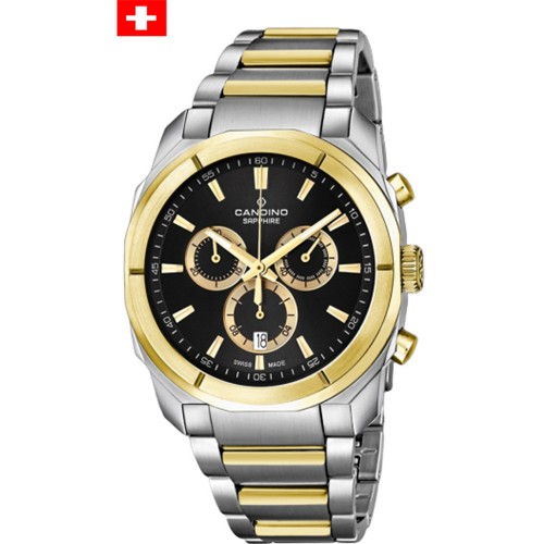 CANDINO Two Tone Stainless Steel Chronograph C4583/2