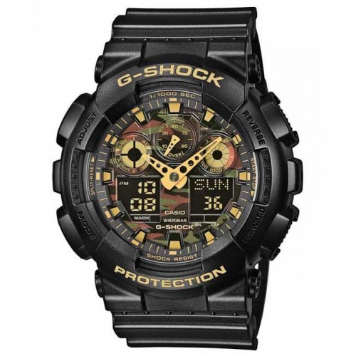 Casio GA-100CF-1A9ER   G-SCHOCK Chronograph 20 ATM 51 mm