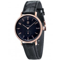 DuFa DF-9001-0B Walter Gropius mens watch 38mm 3ATM