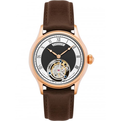 Thomas Earnshaw ES-8213-03 Palmerston Tourbillon Skeleton Mens Watch 42mm