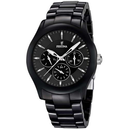 Festina Ceramic F16639/2 Ladies Multifunction Black 40 mm