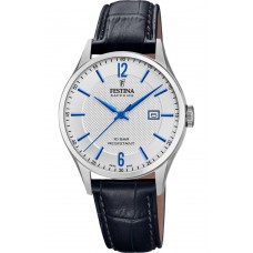 FESTINA Black Leather Strap F20007/2