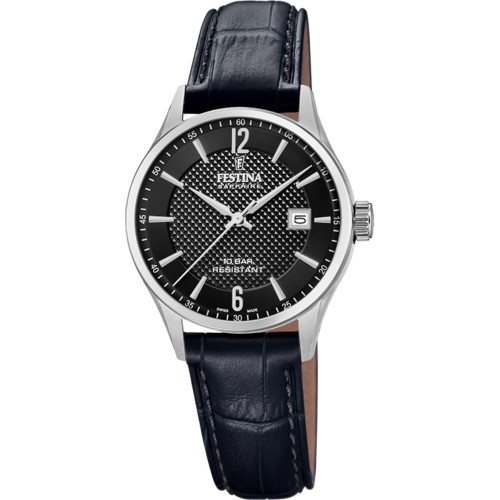 FESTINA Black Leather Strap F20009/4