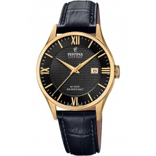 FESTINA Black Leather Strap F20010/4