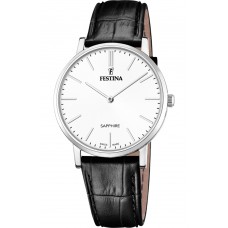 FESTINA Black Leather Strap F20012/1