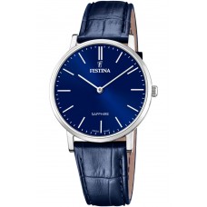FESTINA Blue Leather Strap F20012/3