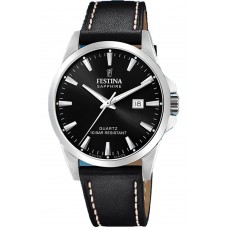 FESTINA Black Leather Strap F20025/4