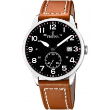 FESTINA Retro Brown Leather Strap F20347/7