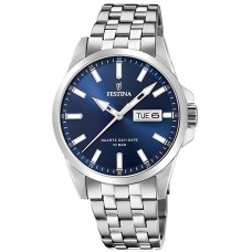 Festina F20357/3 classic day-date men`s 41mm 10ATM