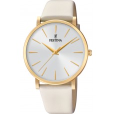 FESTINA White Leather Strap F20372/1