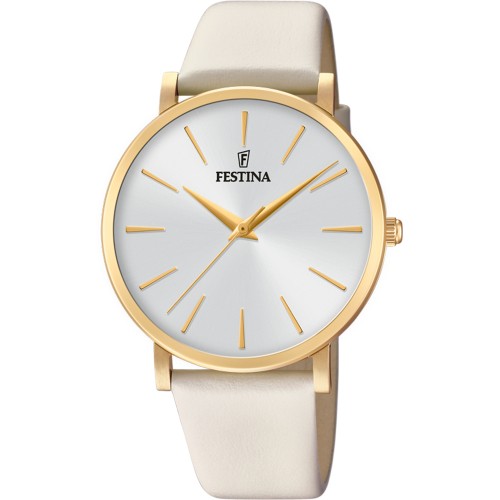 FESTINA White Leather Strap F20372/1
