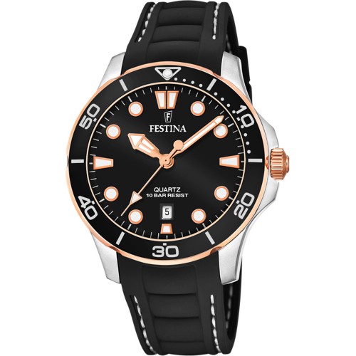 FESTINA Black Rubber Strap F20502/6